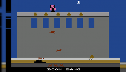 Гра Atari 2600 Kampf dem Steinfresser (Boom Bang) Black Б/У - Retromagaz, image 1