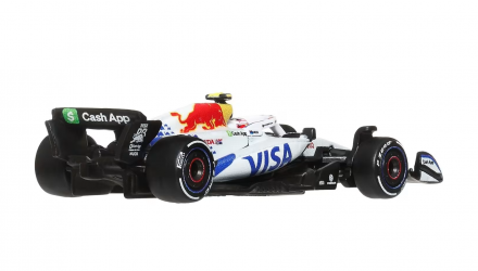 Машинка Premium Hot Wheels Visa Cash App Racing Bulls Formula One Team (#30 Liam Lawson) 1:64 JKD79 Blue - Retromagaz, image 2