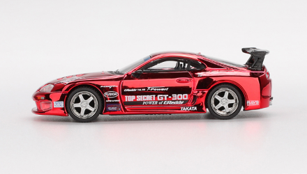 Машинка Premium MINI GT Toyota Supra (A80) Top Secret GT-300  Top Secret 1:64 MGT01132-CH Red - Retromagaz, image 3