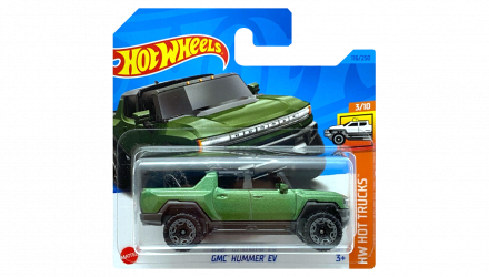 Машинка Базова Hot Wheels GMC Hummer EV Hot Trucks 1:64 HKK58 Green - Retromagaz, image 1