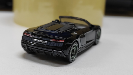Машинка Базовая Hot Wheels 2019 Audi R8 Spyder Exotics 1:64 JJJ84 Black - Retromagaz, image 7