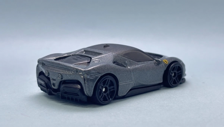 Машинка Базовая Hot Wheels Ferrari SF90 Stradale Factory Fresh 1:64 HYY08 Grey - Retromagaz, image 3
