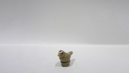 Фигурка Lego Воздух Bird Small with Black Eyes Animals 41835pb03 6483284 Dark Tan Б/У - Retromagaz, image 1