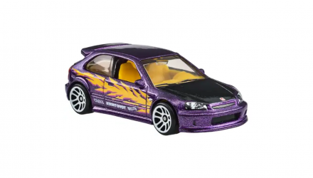 Тематична Машинка Hot Wheels 99 Honda Civic Type R (EK9) Compact Kings 1:64 JKX57 Purple - Retromagaz, image 3