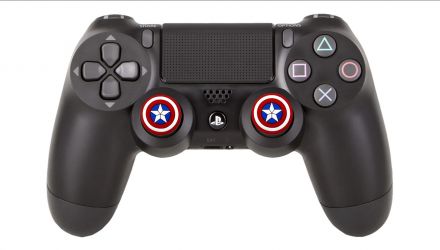 Накладки на Стики 2шт RMC Capitan America PlayStation 5 4 3 2 1 Xbox Series One 360 Switch 2 Red Blue - Retromagaz, image 2