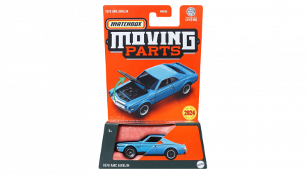 Тематическая Машинка Matchbox 1970 AMC Javelin Moving Parts 1:64 FWD28/HVM76 Blue - Retromagaz, image 1