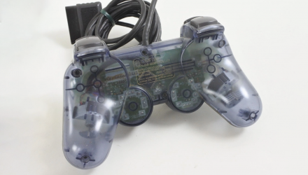 Геймпад Проводной Sony PlayStation 2 SCPH-10010 DualShock 2 Smoke Clear Grey Б/У - Retromagaz, image 2