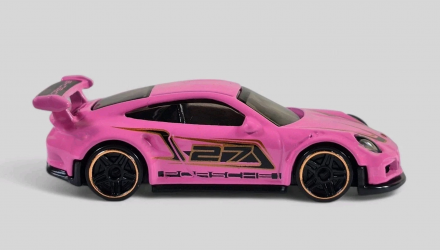 Машинка Базова Hot Wheels Porsche 911 GT3 RS Then and Now 1:64 JBB35 Pink - Retromagaz, image 2