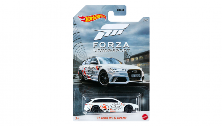 Тематична Машинка Hot Wheels '17 Audi RS 6 Avant Forza Motorsport 1:64 GJV69 White - Retromagaz, image 1