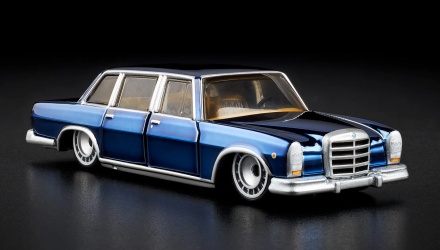 Машинка Premium Hot Wheels Mercedes-Benz 600 Red Line Club RLC 1:64 HWF12 Blue - Retromagaz, image 2