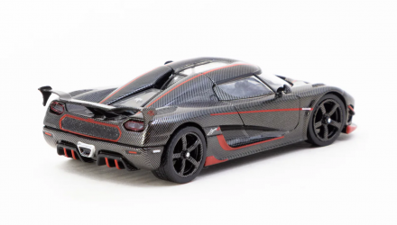 Машинка Premium Tarmac Works Koenigsegg Agera RS Black Carbon Fiber 1:64 T64G-TL005-BCF Black - Retromagaz, image 2
