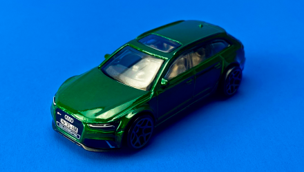 Машинка Базова Hot Wheels '17 Audi RS 6 Avant Wagons 1:64 HKH69 Green - Retromagaz, image 2