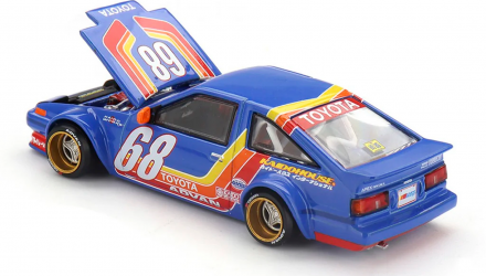 Машинка Premium Kaido House x MiNI GT Toyota AE86 Sprinter Trueno Kaido Racing V1 1:64 KHMG196 Blue - Retromagaz, image 2