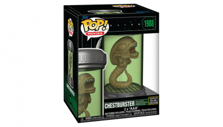 Фігурка FUNKO POP! Чужий Ксеноморф у Капсулі з Підствіткою Преміум Light Up Chestburster 160mm 1988 90318F - Retromagaz, image 1