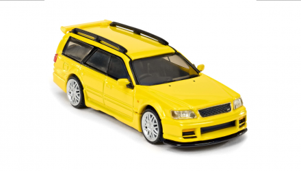Машинка Premium Hot Wheels Nissan Stagea Autech version 260RS Elite 64 1:64 HWR92 Yellow - Retromagaz, image 4