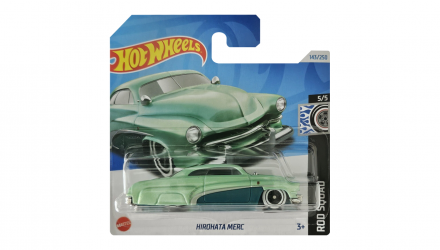 Машинка Базовая Hot Wheels Hirohata Merc Rod Squad 1:64 HRY69 Green - Retromagaz, image 1