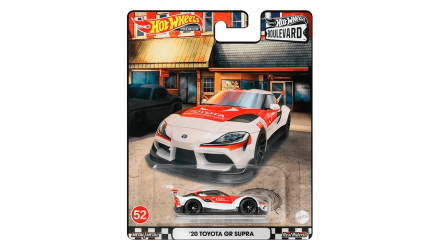 Машинка Premium Hot Wheels '20 Toyota GR Supra Boulevard 1:64 HCR16 White - Retromagaz, image 1