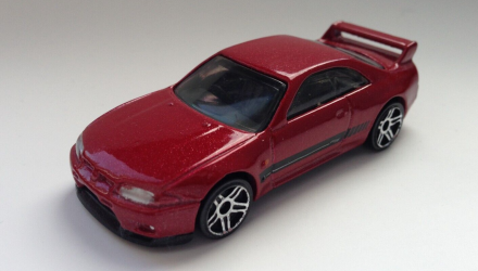 Машинка Базовая Hot Wheels Skyline GT-R (BCNR33) Nissan 1:64 FYD17 Red - Retromagaz, image 1