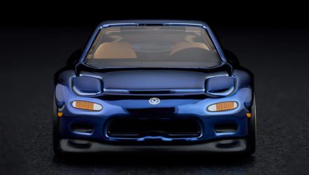 Машинка Premium Hot Wheels 1993 Mazda RX-7 R1 Red Line Club RLC 1:64 JCP16 Blue - Retromagaz, image 5