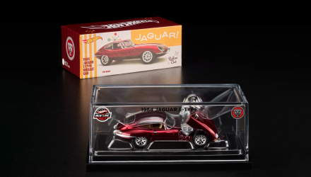 Машинка Premium Hot Wheels 1964 Jaguar E-Type Red Line Club RLC 1:64 JCP68 Red - Retromagaz, image 7