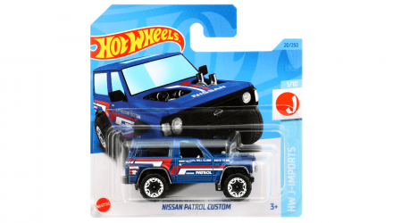 Машинка Базова Hot Wheels Nissan Patrol Custom J-Imports 1:64 HKK61 Blue - Retromagaz, image 1