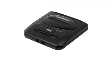 Набор Консоль Sega Mega Drive 2 MK-1631 USA Black Б/У  + Геймпад Проводной RMC MDSJ-6000 Новый 2шт + Сборник Игр 112 in 1 Без Повторов Английская Версия - Retromagaz, image 1