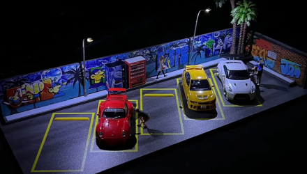 Диорама G-Fans Beach Parking Scene 1:64 710027 Black - Retromagaz, image 4