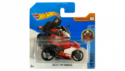 Машинка Базова Hot Wheels Ducati 1199 Panigale Moto 1:64 DTY24 Red - Retromagaz, image 1