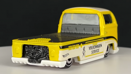 Тематична Машинка Hot Wheels Volkswagen T2 Pickup Volkswagen 1:64 HDH40 Yellow - Retromagaz, image 3