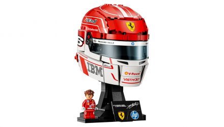 Конструктор Lego Шолом Шарля Леклера з команди Scuderia Ferrari HP Editions Sports 43014 Новий - Retromagaz, image 2