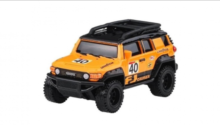 Машинка Premium 2шт Hot Wheels Toyota FJ Cruiser та Horizon Hauler Team Transport 1:64 JBM33 Yellow - Retromagaz, image 4