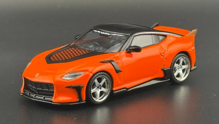 Машинка Premium Tarmac Works Nissan VeilSide FFZ400 Fairlady Z GLOBAL64 1:64 T64G-074-OR Orange - Retromagaz, image 1