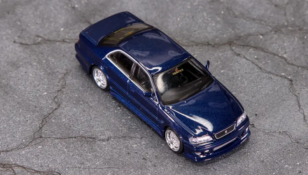 Машинка Premium Tarmac Works VERTEX Toyota Chaser JZX100 GLOBAL64 1:64 TG4G-007-BL Blue - Retromagaz, image 4