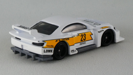 Машинка Базова Hot Wheels Liberty Walk LB Super Silhouette Nissan Silvia (S15) Turbo 1:64 HCT23 White - Retromagaz, image 3