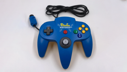 Геймпад Дротовий Nintendo N64 NUS-005 Pikachu Limited Edition Blue 1.9m Б/У - Retromagaz, image 1
