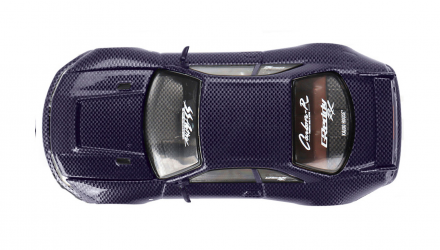 Машинка Premium Kaido House x MiNI GT Nissan GT-R (R33) Active Carbon R V2 1:64 KHMG163-CH Purple - Retromagaz, image 4