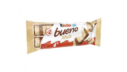 Набір Батончик Kinder Bueno White 2 Pieces 43g 6шт - Retromagaz, image 1