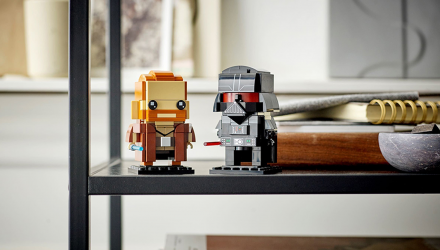Конструктор Lego Brick Headz Обі-Ван Кенобі та Дарт Вейдер Star Wars 40547 Новий - Retromagaz, image 6