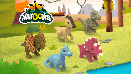 Набір Шоколадне Яйце 36шт Kinder Surprise Динозаври Natoons Dinosaurs 20g image_2 Набір Шоколадне Яйце 36шт Kinder Surprise Динозаври Natoons Dinosaurs 20g - Retromagaz, image 2