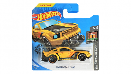 Машинка Базова Hot Wheels 2005 Ford Mustang Dream Garage 1:64 GHC22 Yellow - Retromagaz, image 1