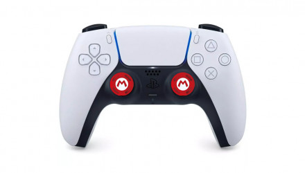 Накладки на Стики 2шт RMC Super Mario PlayStation 5 4 3 2 1 Xbox Series One 360 Switch 2 Red - Retromagaz, image 1