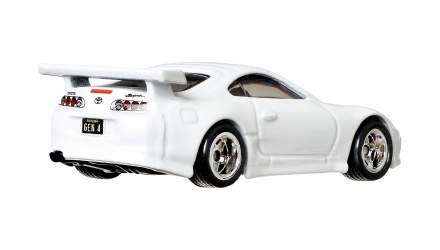 Машинка Premium Hot Wheels Toyota Supra Toyota 1:64 GRJ96 White - Retromagaz, image 3