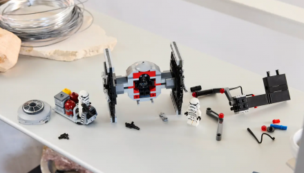 Конструктор Lego TIE Fighter with Imperial Hangar Rack Star Wars 40771 Новий - Retromagaz, image 5