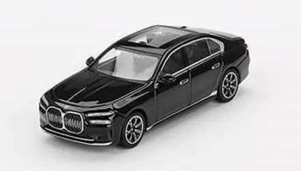 Машинка Premium MINI GT BMW i7 eDrive50 1:64 MGT00802-CH Black - Retromagaz, image 2