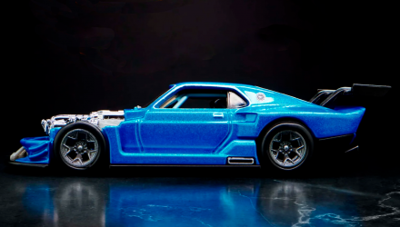 Машинка Premium Hot Wheels Modified '69 Ford Mustang Elite 64 1:64 HGW13 Metallic Blue - Retromagaz, image 4