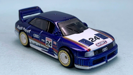 Машинка Базова Hot Wheels Audi '90 Quattro Super Treasure Hunt STH Turbo 1:64 HTF36 Blue - Retromagaz, image 1