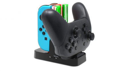 Зарядний Пристрій Dobe Switch Charge Joy-Con + Controller Black Новий - Retromagaz, image 5