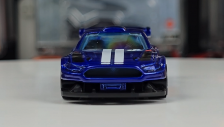 Машинка Базова Hot Wheels Custom '18 Ford Mustang GT Mustang 60 1:64 HYY94 Blue - Retromagaz, image 4