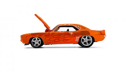 Машинка Premium Hot Wheels '69 Chevrolet Camaro SS Red Line Club RLC 1:64 HGK83 Orange - Retromagaz, image 4
