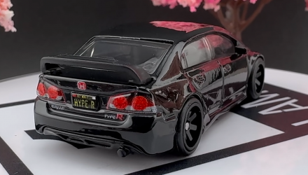 Машинка Premium Hot Wheels '07 Honda Civic Type R II Chase Ronin Run 1:64 JBK89 Black - Retromagaz, image 5